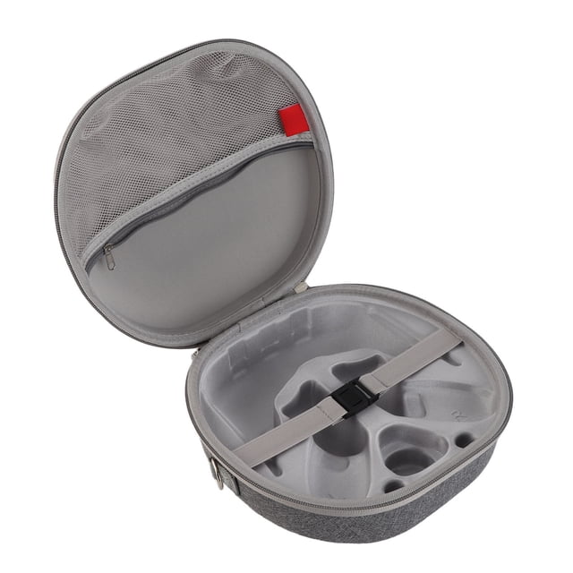 Pochette de Protection pour Lunettes VR, Coque Rigide Antichoc Résistante à la Pression, Étui Rigide pour Lunettes VR avec Grande Capacité, Double Fermeture Éclair, Bandoulière pour Meta Quests 3