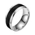 thumbnail image 1 of TIMIFIS Rings for Women Stainless Steel Ring Couple Ring Ring Ring Rings, 1 of 1