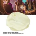 thumbnail image 4 of Couverture de Boisson en Tissu, Trou de Paille Boisson Réutilisable Douce Couverture de Prévention Satin Jaune pour KTV, 4 of 8