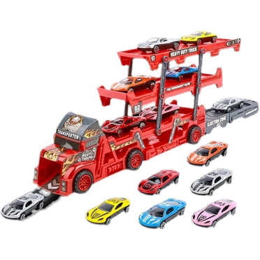 Car Transporter Carrier Truck Toy, Three Layer Deformed Truck Carrier, , Toy Cars With Cool Design, Perfect Gift For Children Aged 3