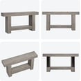 thumbnail image 4 of Eastvita Table Console d'Entrée de 63 Pouces/table de Sofa Style Cadre/planche de Particules/gris, 4 of 4