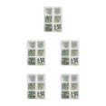 thumbnail image 2 of Shengyu 1 Bag Glass Crystal Eye-catching Easy to Paste Nail Rhinestones DIY Handcraft Different Styles Sweet Gift for Mobile Phone Type 1 320 White AB 5PCS, 2 of 6