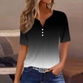 thumbnail image 2 of Birdeem Blouses for Women Womens V-Neck Solid Color T-Shirt Top, 2 of 12