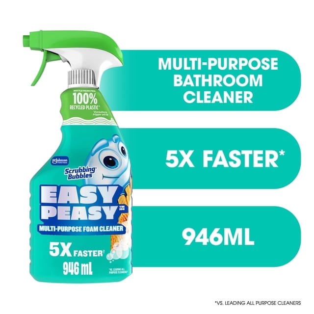 Scrubbing Bubbles® Easy Peasy™ Nettoyant Moussant Multi Usage, Déclencheur
