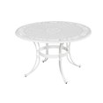 thumbnail image 2 of Homestyles Sanibel Cast Aluminum 5Pc Outdoor Dining Set w/Swivel Chairs in White, 2 of 3