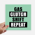 thumbnail image 1 of Gas Clutch Shift Repeat Art Déco Fashion Sticker Tags Mur Image Ordinateur Portable Décalque Auto-Adhésif, 1 of 1