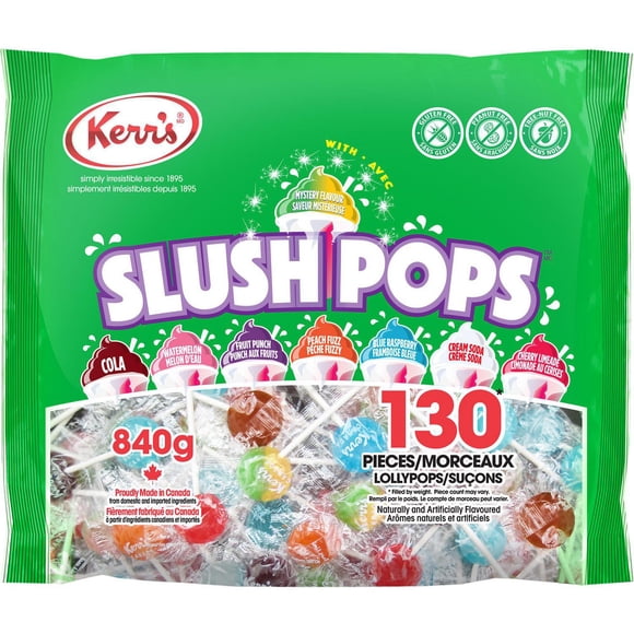 Kerr's Slush Pops Lollypops, 840g