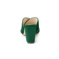 thumbnail image 2 of SANDALES à TALON Bloqué à Brides Croisées pour FEMMES BLISSFUL STEP SANDALES Mules Glissantes Vert 9.5, 2 of 8