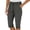Dark Gray, variant on KHONTS Women's Capris with Pockets Loose Fit Casual Capri Pants Dressy Lightweight Ladies Baggy Cargo Pants for Hiking Black XL