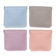 thumbnail image 1 of Mini Lipstick Storage Bag, 4 Colors Easy Cleaning Portable Make Up Bag  For Travel, 1 of 8