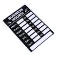 thumbnail image 1 of Unique Bargains Business Hour Sign PVC Self Adhesive Operation Hour Sticker Black, 1 of 5