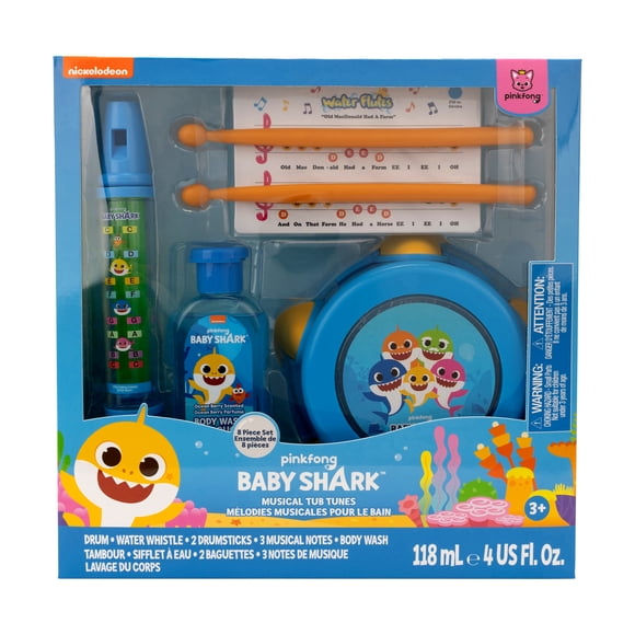 Baby Shark bath musical tub tunes set