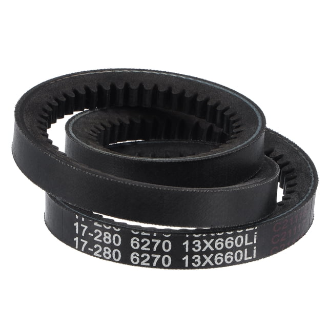 Unique Bargains 1330mm Cogged V-Belt, Neoprene Rubber, for Industrial Applications