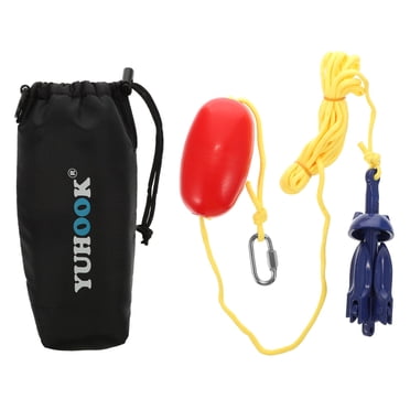 SHISUYAN 1 Ensemble Kits d'Ancre de Kayak Kit de Bouée d'Ancre Pliable Portable pour Canot Kayak