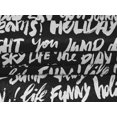 thumbnail image 5 of oneOone Velvet Black Fabric Text Sewing Craft Projects Fabric Prints By Yard 58 Inch Wide-HC, 5 of 5