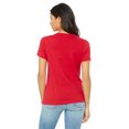 thumbnail image 2 of BELLA+CANVAS 6400 - T-Shirt en Jersey à Manches Courtes Décontracté, 3TG, Rouge, 2 of 3