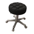 thumbnail image 3 of Swivel Height Adjustment SPA Stool Bar Stool with Wheels for Bars, Housework black, 3 of 8