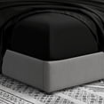 thumbnail image 4 of Swift Home Luxury 6-Piece Sheet Set with Extra Pillow Case, Double, Black, 4 of 8