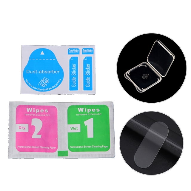 Replacement for iPhone 6/6S/6 plus/6S plus/7/8/7 plus/8 plus/X/XS/XS max Film for Tempered Glass Clear Lens Film Back Camera Protector