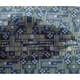 thumbnail image 4 of oneOone Viscose Chiffon Fabric Stripe & Square Geometric Print Sewing Fabric BTY 42 Inch Wide, 4 of 4