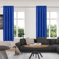 thumbnail image 1 of Wzzjkit Rideaux pour Chambre - Occultants Réduisant le Bruit - Stores de Fenêtre en Soie de Couleur Unie pour Chambre - Protection Isolation Thermique Insonorisation Rideau Occultant 42x72 Po, 1 of 4