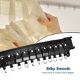 thumbnail image 4 of Unique Bargains Flexible Curved Ceiling Curtain Track Bendable Mount for Curtain Rail Bunk  Window Room Divider (Black, 9.8ft), 4 of 7