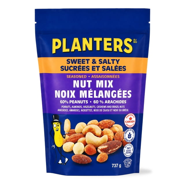 Planters Sweet & Salty Nut Mix 50% Peanuts - 737g