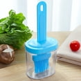thumbnail image 4 of COFEST Multi-Colored Plastic Oil Brush Bottle with Integrated Cover for Kitchen Use, Heat Resistant and Easy to Clean, Ideal for Applying Cooking Oils and Balsamic Vinegar Blue, 4 of 7