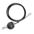 thumbnail image 2 of DYNWAVECA Fitness Pulley Cable Extension Cable Lightweight DIY Wrists Arms Forearms Training Premium Workout Attachment Steel Wire Rope 400 cm, 2 of 9