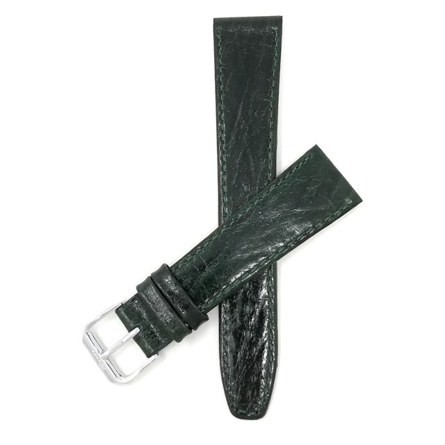 12mm Slim, Semi-Glossy, Leather Watch Band Strap