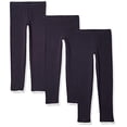 thumbnail image 2 of Hanes Girls Jersey Legging 3-Pack, S, Navy, 2 of 10