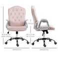 thumbnail image 3 of Vinsetto Home Office Chair Height Adjustable Desk Chair with Tilt Function, 3 of 10