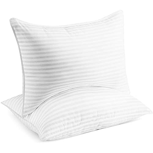 Beckham Hotel Collection Soft Cooling Luxury Gel Bed Pillows for Sleeping - King Size, Set of 2