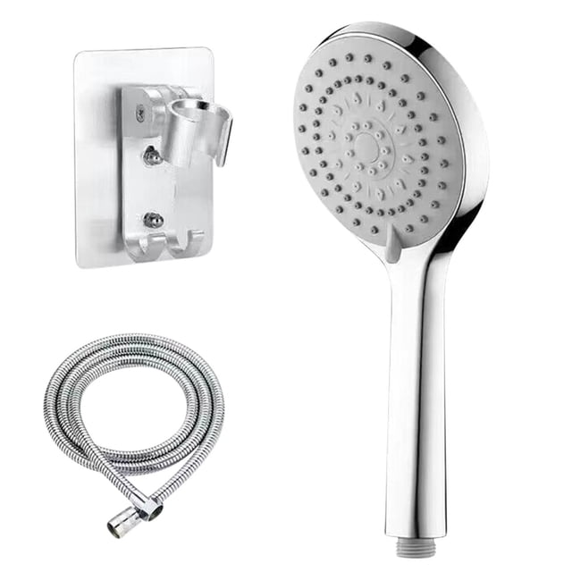 Birdeem 5 Functions Shower Head with Handheld, High Pressure Shower Head Set with Hose Adjastable Bracket Rubber Washers