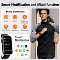 thumbnail image 2 of 1.47" Smartwatch for Women Men with Multiple Sport Modes Step Counter, Fitness Tracker Bluetooth Calls (Make/Answer), IP68 Waterproof, Fitness Watch Compatible with Android and iPhone, Black, 2 of 5
