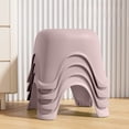 thumbnail image 4 of Stool For Toilet Low Stepping Stool With Nonslip Base Enhanced Stability For Bathroom Use Elegant For Adults For Living Room And Shower, 4 of 6