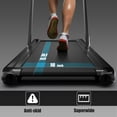 thumbnail image 4 of SuperFit 2.25HP 2 in 1 Folding Treadmill Remote Control W/ APP Control Speaker Black, 4 of 10