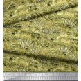 thumbnail image 2 of Soimoi Green Polyester Crepe Fabric Leopard,Snake & Wild Skin Decor Fabric Printed BTY 52 Inch Wide, 2 of 3