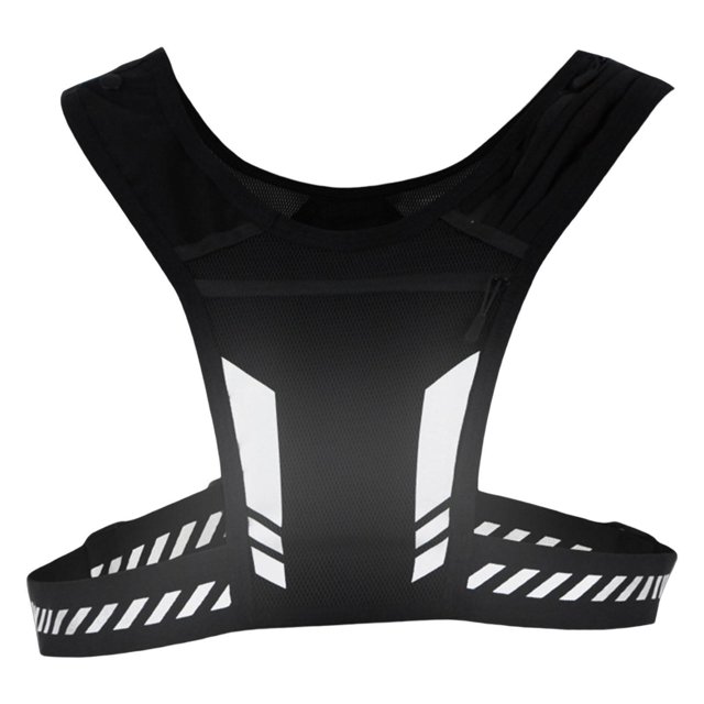 fastboy 1/2/3 Gilet Réfléchissant de Course avec Poche pour Téléphone Léger pour Hommes Course Randonnée Type1 1 Pce