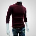 thumbnail image 2 of Chandail à Col Roulé Tricoté pour Hommes, Chandail d'Hiver, 2 of 4