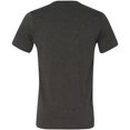 thumbnail image 4 of BELLA+CANVAS T-Shirt Jersey à Col en V pour Homme, TP, Gris Foncé Chiné, 4 of 5