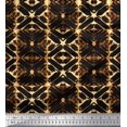 thumbnail image 1 of Soimoi Brown polyester Crepe Fabric Geometric Tie-Dye Decor Fabric Printed Yard 42 Inch Wide, 1 of 4