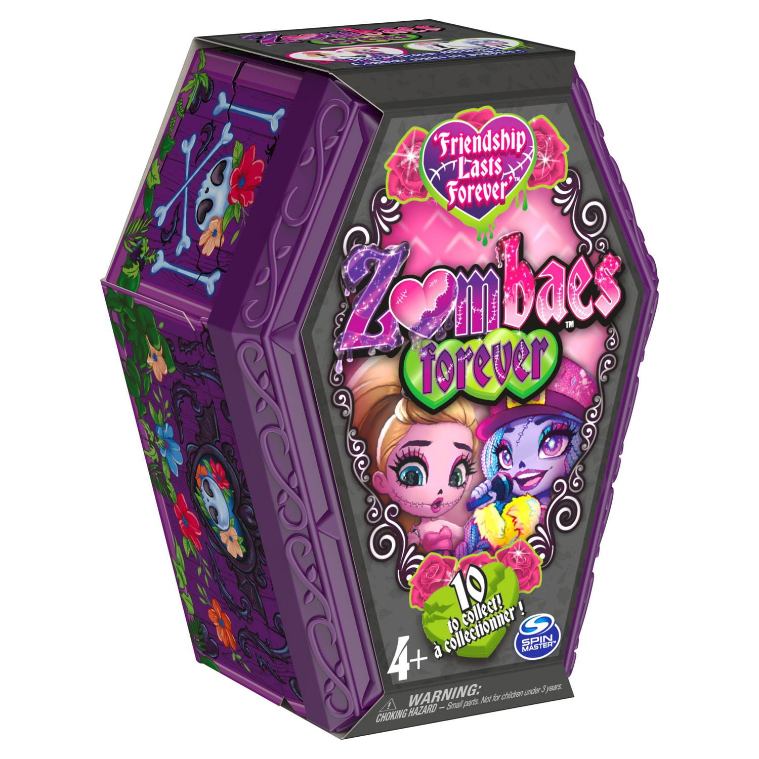Zombaes Forever, Figurine surprise à collectionner avec accessoires pour poupées et cercueil (les styles peuvent varier), 8,9 cm, jouets pour filles à partir de 4 ans