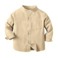 thumbnail image 3 of Birdeem Blouse à Col Montant pour Garçons, Manches Courtes, Imprimé Mignon, Printemps et Été, 3 of 8
