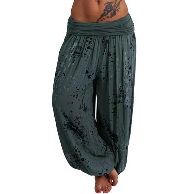 Pantalons pour Femmes Décontractés Été Femmes Dames Imprimé Bande Largeur Jambe Ample Pantalons Décontractés Femmes Pantalons Amples pour Femmes Été Pantalons Été Femmes Pantalons Décontractés Femmes Pantalons Décontractés Femmes Décontractés