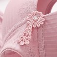 thumbnail image 4 of Womans Solid Color Comfortable Hollow Out Perspective Bra Underwear No Rims, 4 of 6