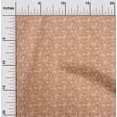 thumbnail image 2 of oneOone Rayon Orange Fabric Mushroom Craft Projects Decor Fabric Printed By The Yard 56 Inch Wide, 2 of 4