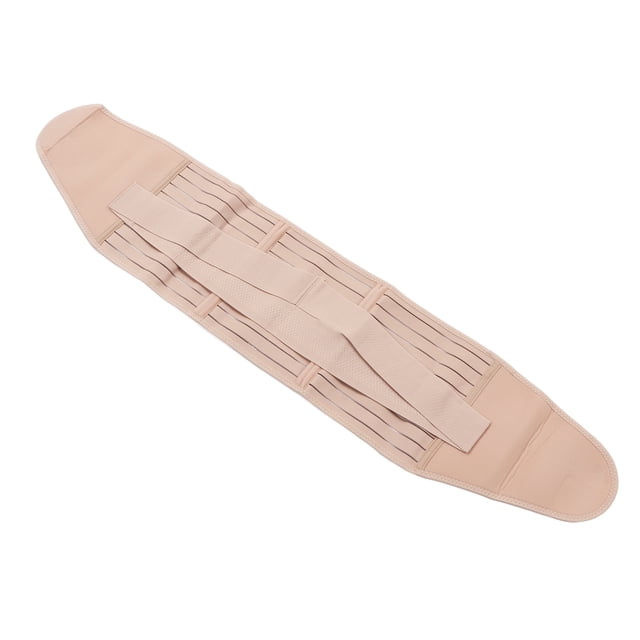Ceinture Abdominale Post-Partum, Ceinture Élastique Ajustable en Polyester Confortable pour Femmes Noir,Rouge,Abricot,Couleur Peau