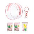 thumbnail image 1 of Milaget PVC Clear Doll Display Case Organizer Mini Doll Figure Storage Case for Doll pink, 1 of 9
