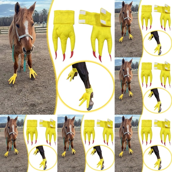 Chaussettes Amusantes Pieds de Poulet Équin pour Cheval Décorations Uniques de Cheval Carnaval Action de Grâce Animal Harnais pour Chien Collier pour Chien Accessoires pour Animaux Accessoires pour Animaux 24 Fournitures pour Animaux Collier avec Nom Harnais pour Chien